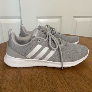 Adidas Woman’s Gray Cloudfoam Sneakers